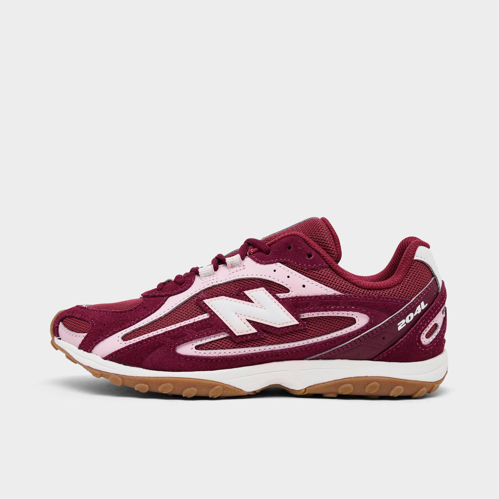 Women's New Balance 204L Casual Shoes - Burgundy/Stone Pink