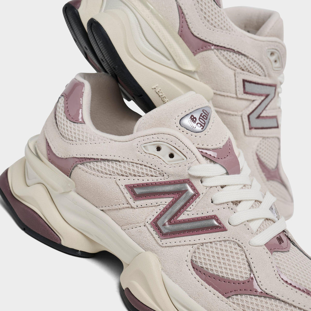 Women's New Balance 9060 Casual Shoes - Sea Salt/Putty Mauve  - view 3